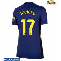 Atletico Madrid David Hancko #17 Auswärtstrikot Frauen 2025-26 Kurzarm